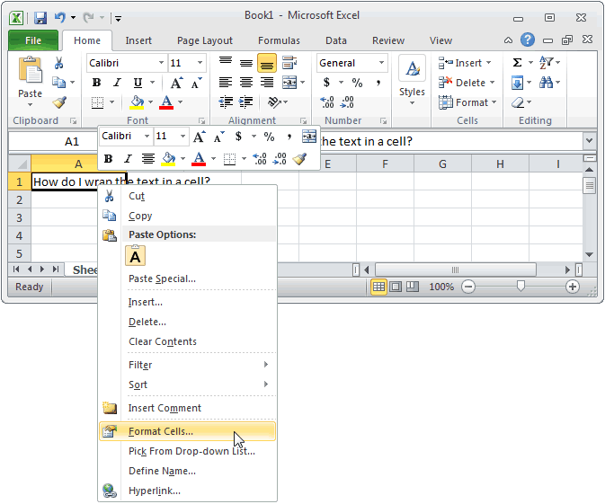 excel for mac 2008 wrap text
